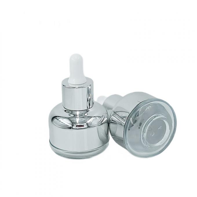 Drop Resistant Glass Cosmetic Packaging Bottle 50g 60g with Silk Screen Printing 1