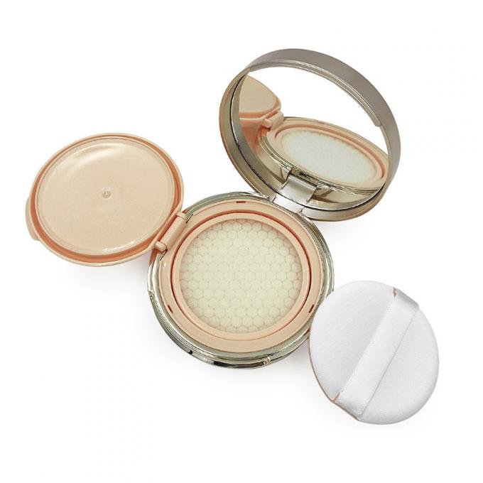 Refillable Compact Powder Cushion Case with Snap Closure 15g Capacity SPF 30 0