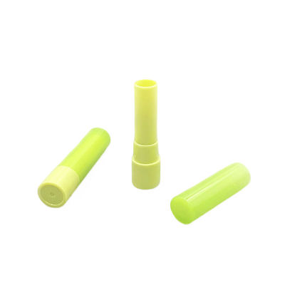 buy Twist Up Closure PP Green Lip Balm Tubes Refillable Lip Balm Tube 5g online manufacturer