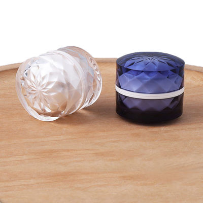 OEM ODM Colored Diamond Cosmetic Jar Wide Mouth Cosmetic Jars PMMA