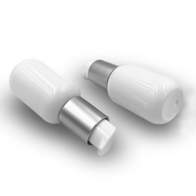 Stylish 45ml PET/PP White Cosmetic Bottle Cosmetic Serum Bottles