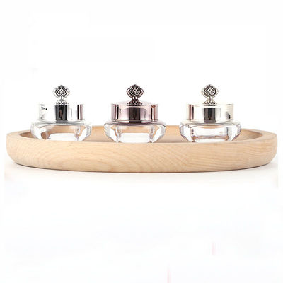 45×44mm Empty Face Cream  Jar Plastic Cosmetic Pots With Lids Customized