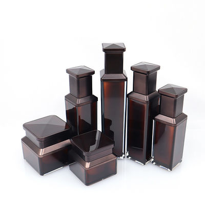 buy Personal Care Cosmetic Storage Set Acrylic Cap Custom Logo Screen Printed Packaging Organizer online manufacturer