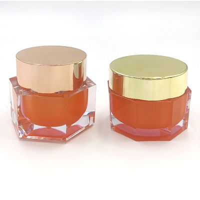 buy Leak proof Transparent Acrylic Cosmetic Jar Diamond Jar for Skin Care Cream - 50g online manufacturer